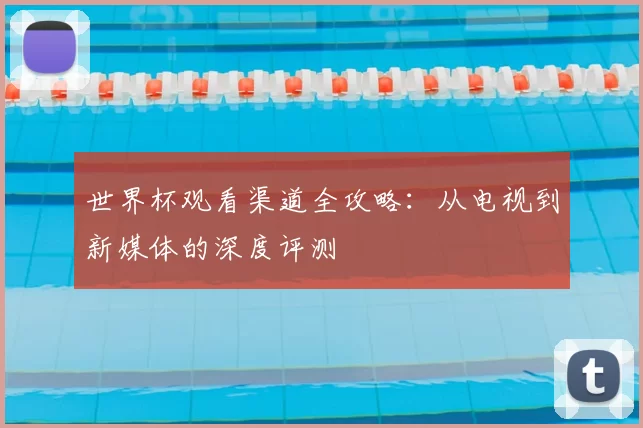 世界杯观看渠道全攻略：从电视到新媒体的深度评测