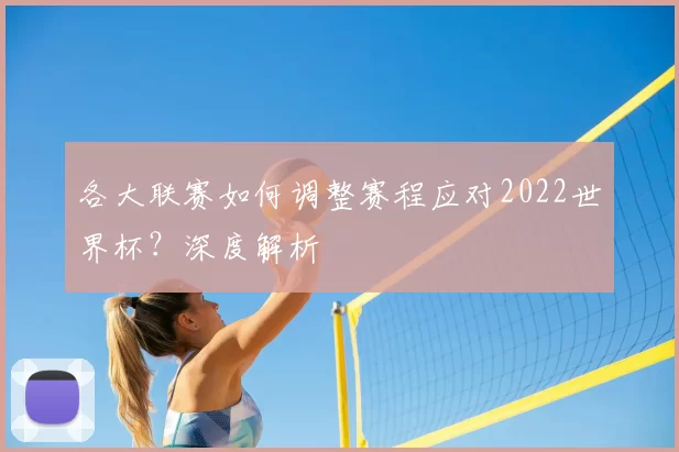 各大联赛如何调整赛程应对2022世界杯?深度解析